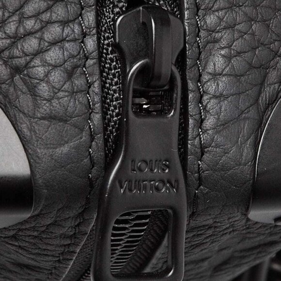 Louis Vuitton Black Monogram Embossed Taurillon Leather Soft Trunk Mini Bag - Picture 4 of 12